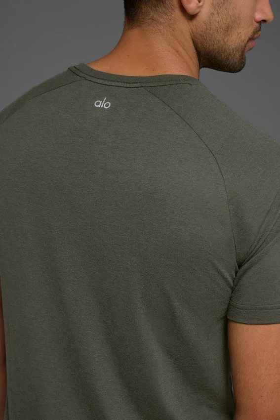 T-shirt raglan Triumph - Vert furtif