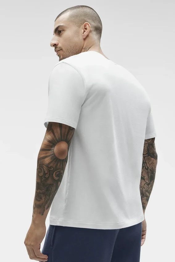 T-shirt street essentiel à manches courtes - Blanc