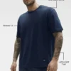 T-shirt street essentiel à manches courtes - Bleu marine