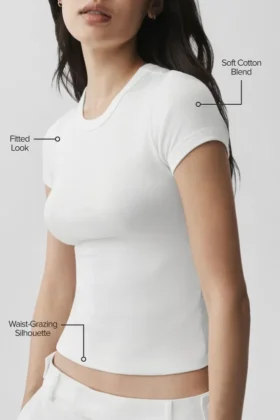 T-shirt Timeless – Blanc