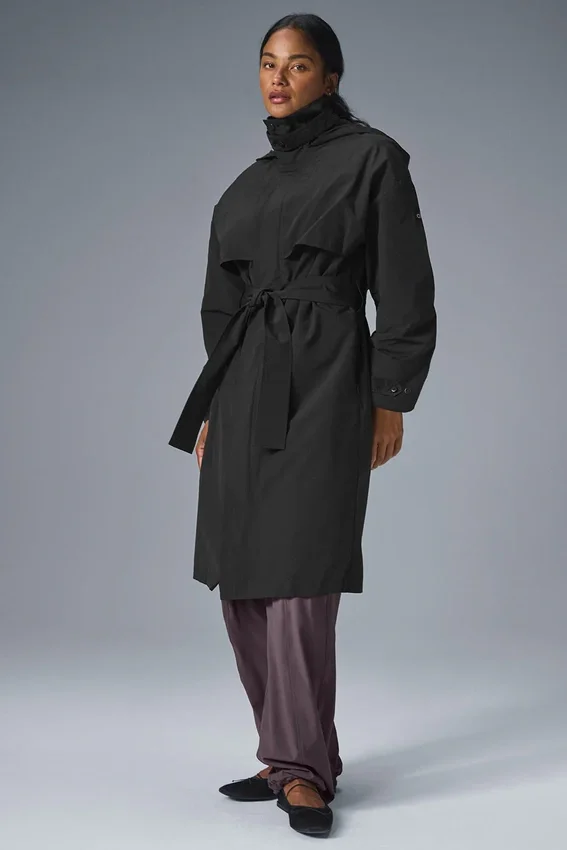 Trench « Crinkle on the Move » - Noir
