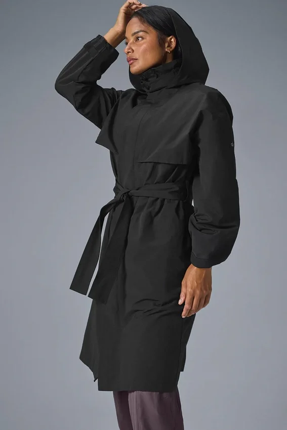 Trench « Crinkle on the Move » - Noir