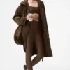 Trench froissé « On the Move » - Espresso