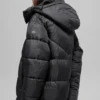 Trench matelassé Gold Rush - Noir