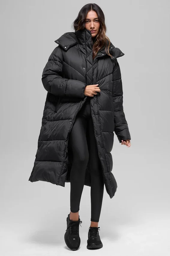 Trench matelassé Gold Rush - Noir