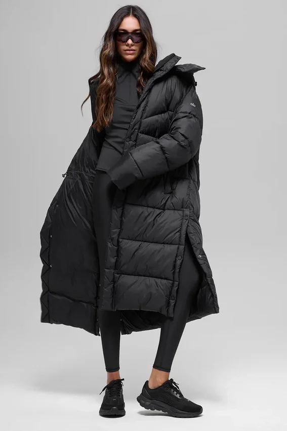 Trench matelassé Gold Rush - Noir