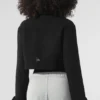 Trench Metro court en laine - Noir