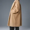 Trench oversize en sherpa - Camel