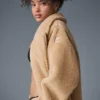 Trench oversize en sherpa - Camel