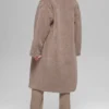 Trench oversize en sherpa - Chai Latte