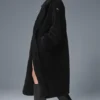 Trench oversize en sherpa - Noir