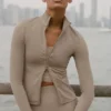 Veste Airlift Winter Warm Radiant à fermeture éclair intégrale - Gravel