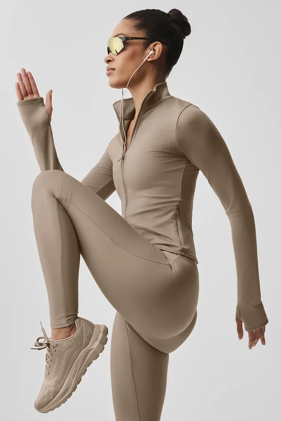 Veste Airlift Winter Warm Radiant à fermeture éclair intégrale - Gravel