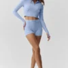 Veste ajustée Alosoft Sincere - Bleu Provence clair