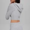 Veste ajustée Alosoft Sincere – Gris chiné athlétique