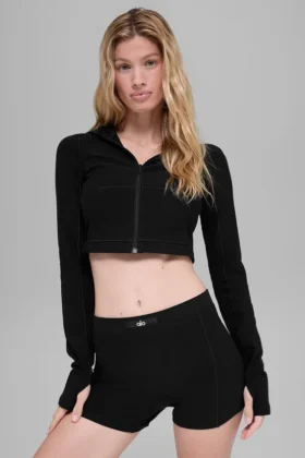Veste ajustée Alosoft Sincere - Noir