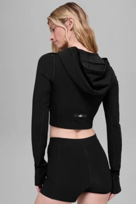 Veste ajustée Alosoft Sincere – Noir