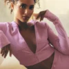 Veste ajustée Alosoft Sincere - Rose bonbon