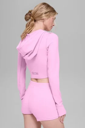 Veste ajustée Alosoft Sincere – Rose bonbon