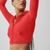 Veste ajustée Alosoft Sincere - Rouge vif