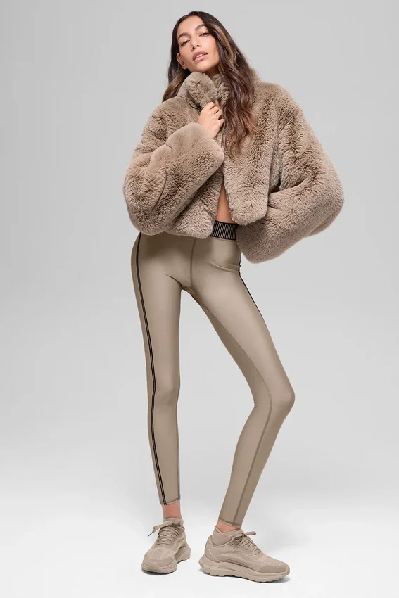 Veste Allure en fausse fourrure - Oat