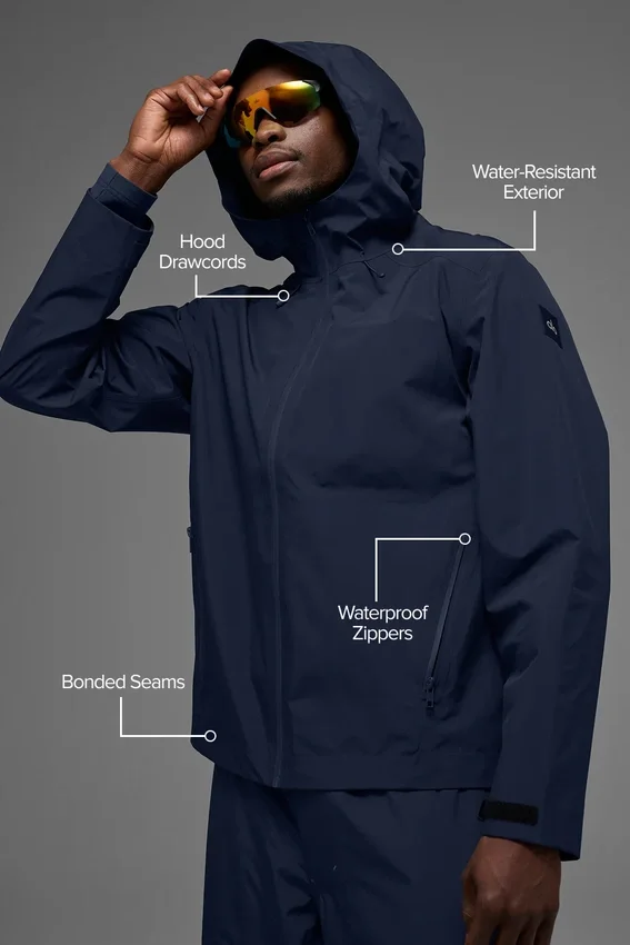 Veste Alpha Shell - Bleu marine