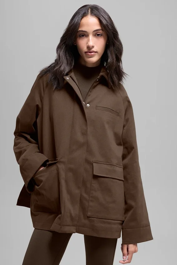 Veste Barn en sergé - Espresso