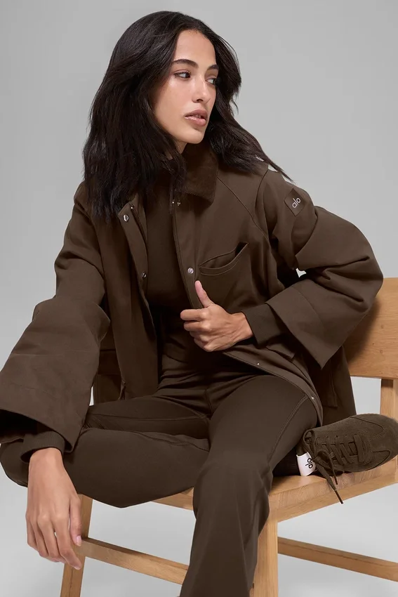 Veste Barn en sergé - Espresso