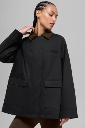 Veste Barn en sergé - Noir/Espresso