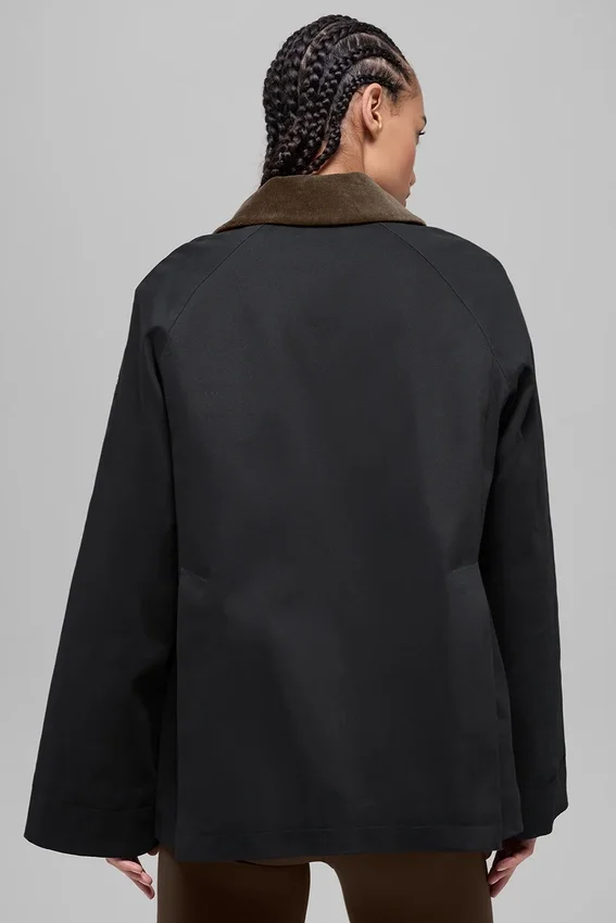 Veste Barn en sergé - Noir/Espresso