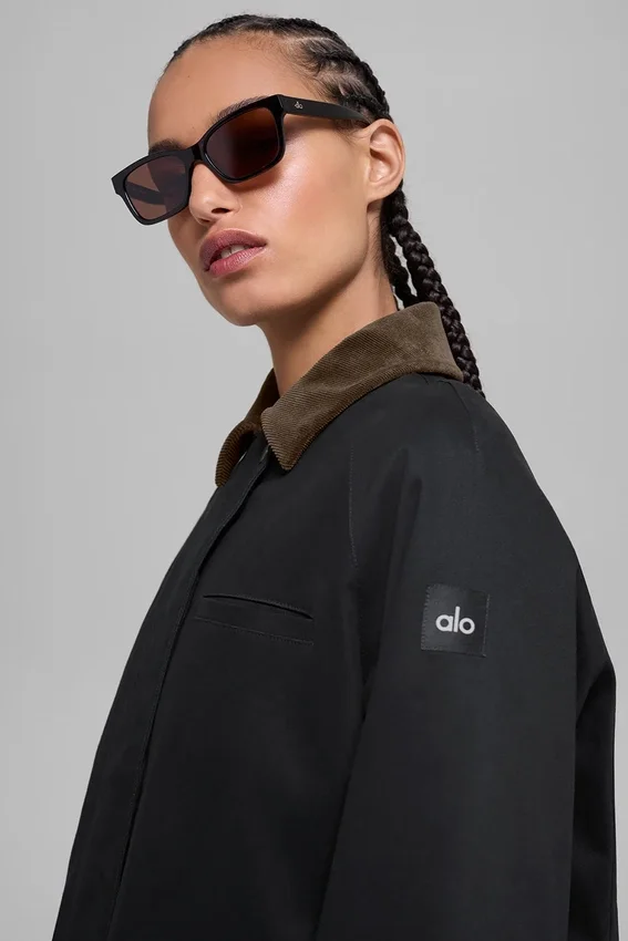 Veste Barn en sergé - Noir/Espresso