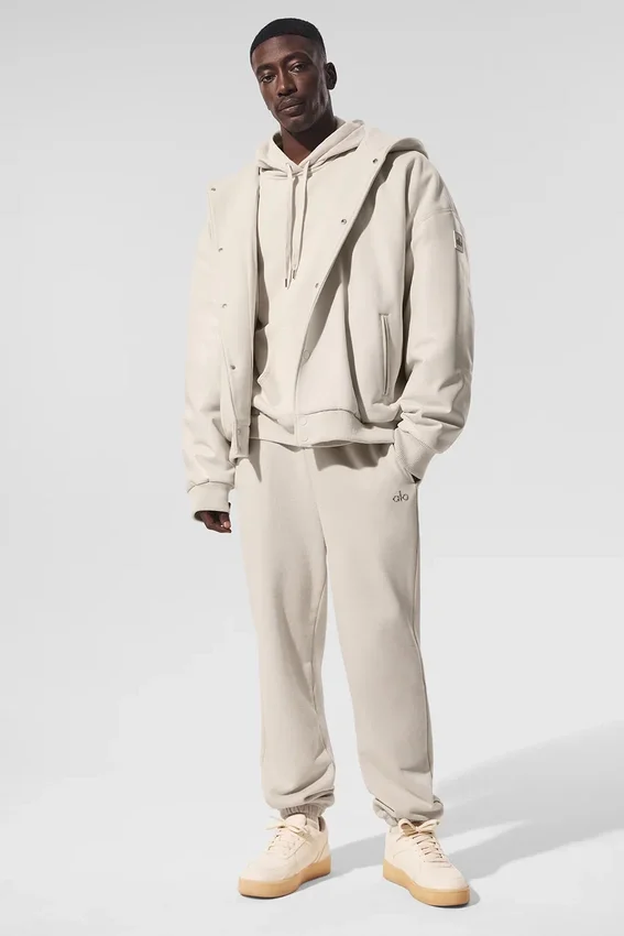 Veste bomber à capuche Select - Bone