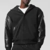 Veste bomber à capuche Select - Noir