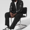 Veste bomber à capuche Select - Noir