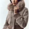 Veste Bunny Slope en mélange de laine - Alpine Cocoa Heather