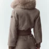 Veste Bunny Slope en mélange de laine - Alpine Cocoa Heather