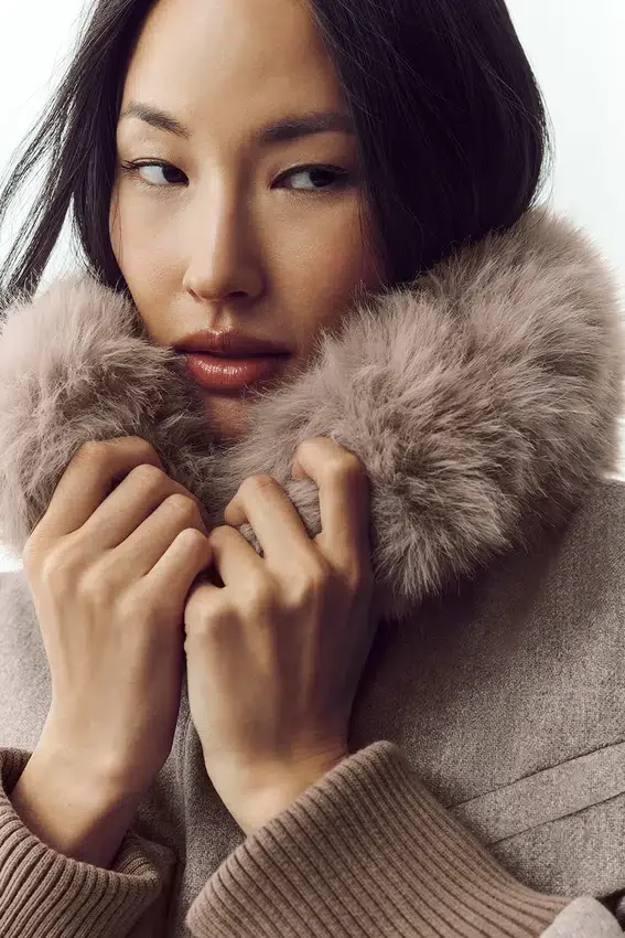 Veste Bunny Slope en mélange de laine - Alpine Cocoa Heather