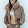 Veste Bunny Slope en mélange de laine - Alpine Cocoa Heather
