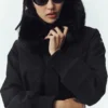 Veste Bunny Slope en mélange de laine - Noir