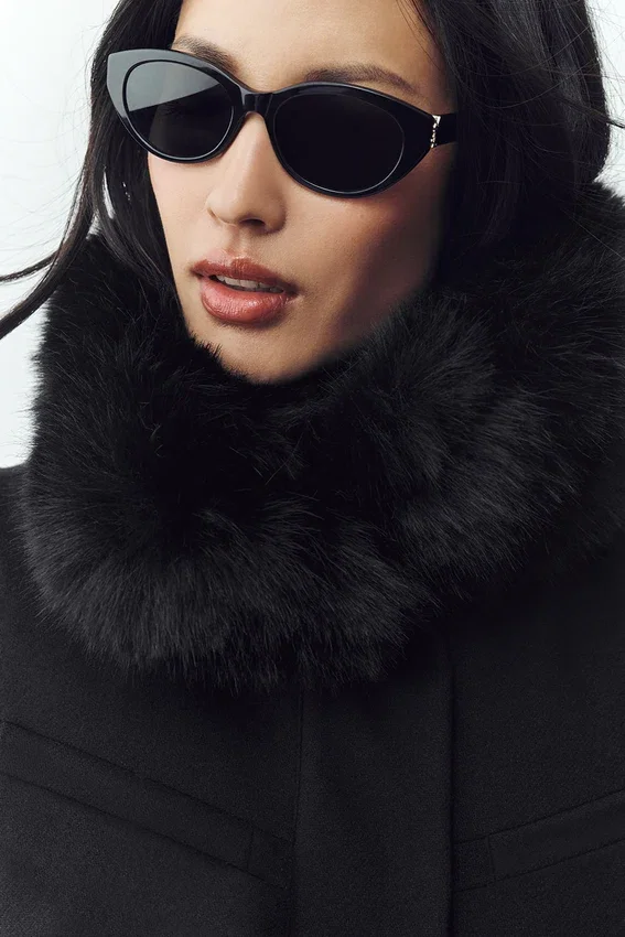Veste Bunny Slope en mélange de laine - Noir