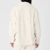 Veste-chemise « Mountain Side » en velours côtelé - Ivoire