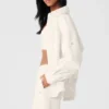 Veste-chemise « Mountain Side » en velours côtelé - Ivoire