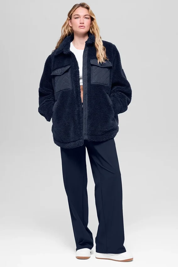 Veste-chemise Sherpa Edge - Bleu marine