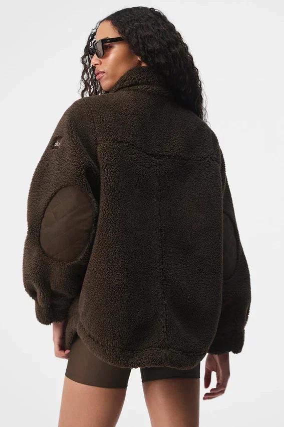 Veste-chemise Sherpa Edge - Espresso