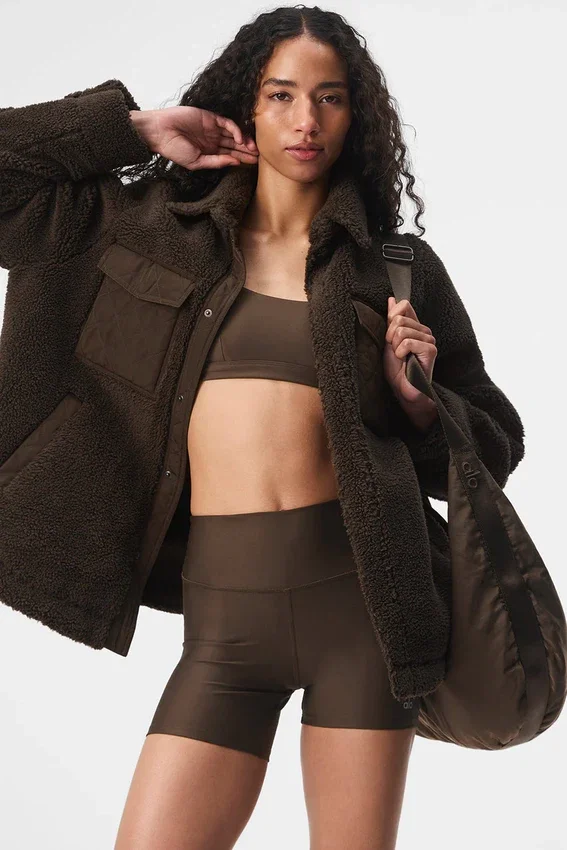 Veste-chemise Sherpa Edge - Espresso
