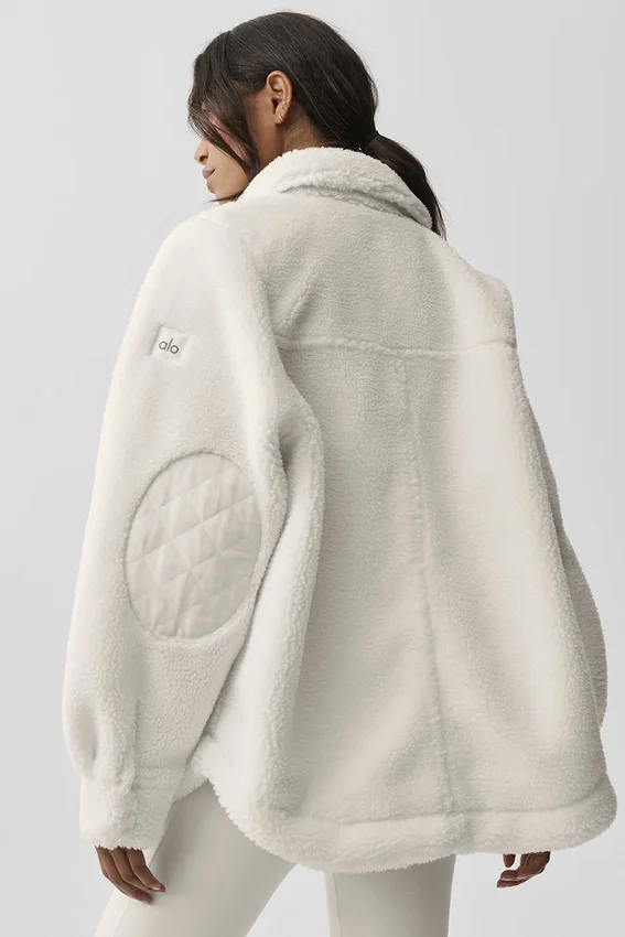 Veste-chemise Sherpa Edge - Ivoire