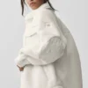 Veste-chemise Sherpa Edge - Ivoire