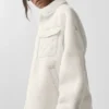 Veste-chemise Sherpa Edge - Ivoire