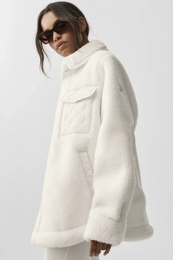 Veste-chemise Sherpa Edge - Ivoire