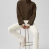 Veste « City Girl » en laine double face - Espresso